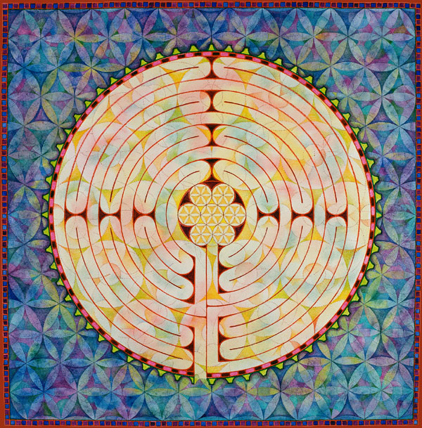 Charles Gilchrist labyrint flower of life