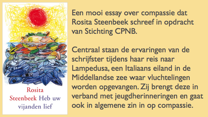 Heb uw vijanden lief Rosita Steenbeek essay compassie maand van de spiritualiteit 2017.077